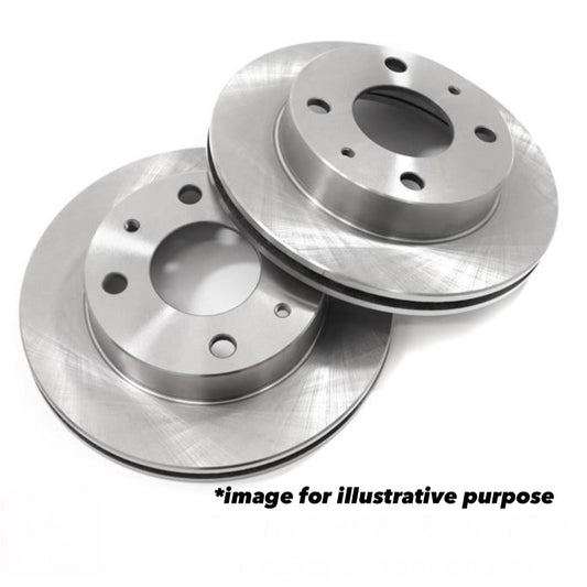 TT1/TT2 Subaru Sambar Truck – 1set Front Brake Disc Rotors (Left & Right) Compatible with 26300TC001 / 26300TC000 OEM Replacement