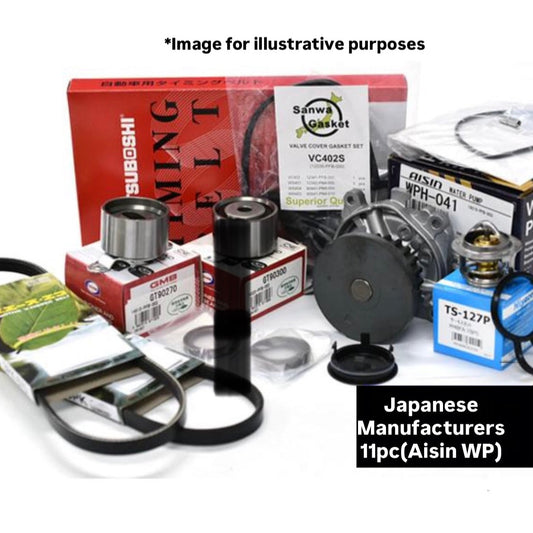 HA6/HA7 (Engine:E07Z) Timing Belt 11pc Set (Water Pump AISIN) for Honda Acty (1999/05~2010/01)