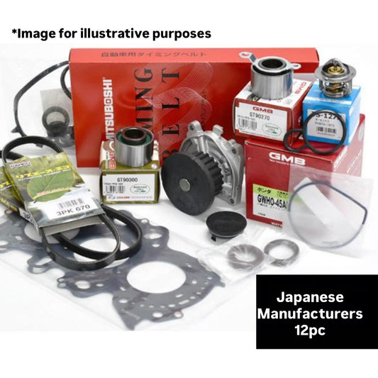 HH5/HA6/HA7 (Engine:E07Z) Timing Belt 12pc Set for Honda Acty (1999/05~2010/01)